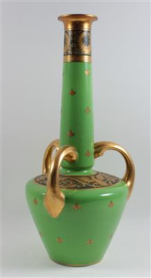 Vase mit drei Henkeln, - Summer-auction