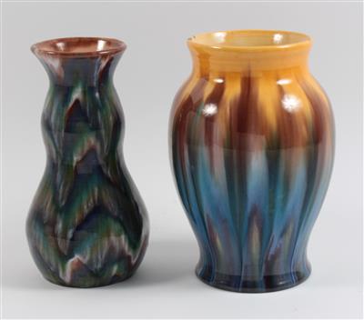 2 Vasen, - Sommerauktion - Bilder Varia, Antiquitäten, Möbel/ Design