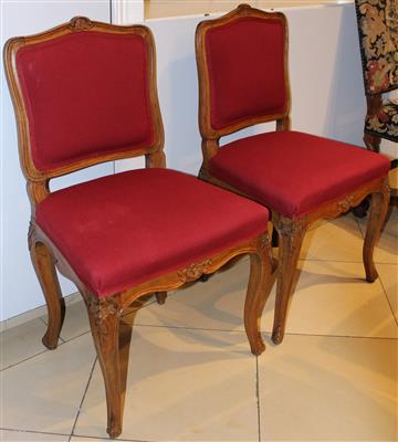 Paar barocker Sessel, - Sommerauktion - Bilder Varia, Antiquitäten, Möbel/ Design