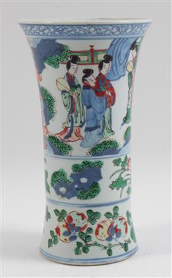 Wucai-Vase, - Sommerauktion - Bilder Varia, Antiquitäten, Möbel/ Design