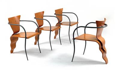4er Set "La Belle"-Stühle, - Saisoneröffnungs-Auktion Antiquitäten, Bilder, Design