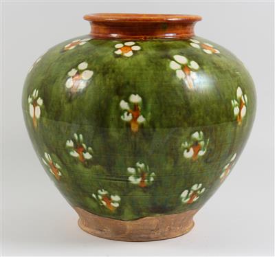 Sancai Vase, - Saisoneröffnungs-Auktion Antiquitäten, Bilder, Design