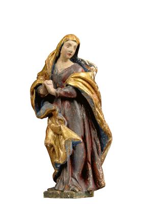 Hl. Maria, - Antiquitäten (Möbel, Skulpturen, Glas und Porzellan)