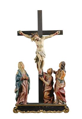 Crucifixion group, - Starožitnosti (Nábytek, Sochařská díla, Sklo, Porcelán)