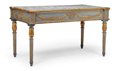 Rectangular centre table, - Oggetti d'arte (mobili, sculture, Vetri e porcellane)
