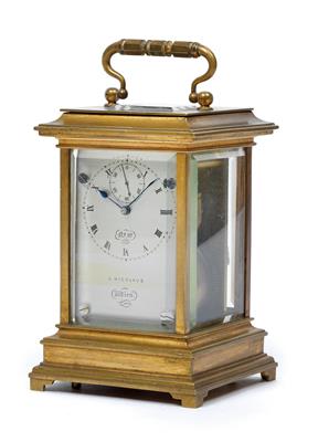 Wiener Historismus Reiseuhr mit Chronometerhemmung - Antiquitäten (Möbel, Skulpturen, Glas und Porzellan)