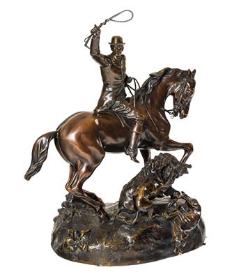 Bronzefigur, - Antiques and Paintings