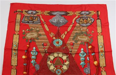 Cathy Latham - Tuch "Tibet", - Saisoneröffnungs-Auktion Antiquitäten & Bilder & Möbel und Design