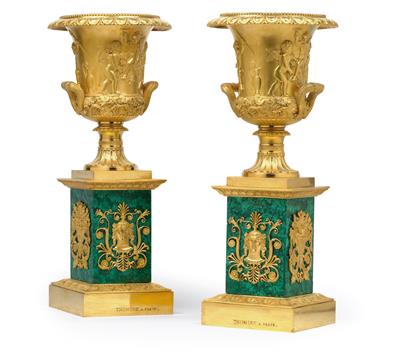 "THOMIRE" - Paar Vasen, - Antiquitäten & Möbel