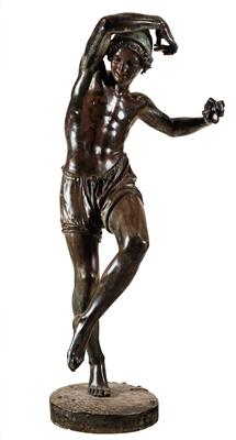 Bronze sculpture "the Neapolitan dancer", - Oggetti d'arte (mobili, sculture, vetri e porcellane)