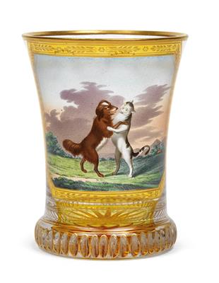 A Kothgasser Ranft beaker, - Oggetti d'arte (mobili, sculture, vetri e porcellane)