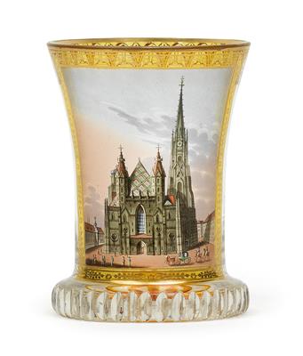 A Kothgasser Ranft beaker, - Works of Art (Furniture, Sculptures, Glass, Porcelain)