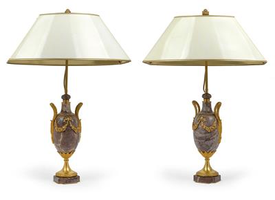 Paar Tischlampen, - Antiquitäten & Möbel