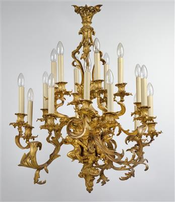 Splendid salon chandelier, - Starožitnosti (Nábytek, Sochařská díla, Sklo, Porcelán)