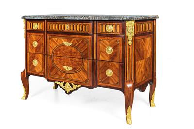 Salon chest of drawers, - Works of Art (Furniture, Sculptures, Glass, Porcelain)