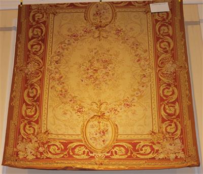 Aubusson ca. 367 x 267 cm, - Saisonabschluß-Auktion Bilder, Möbel und Antiquitäten
