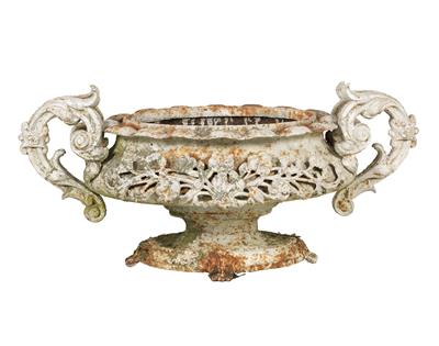 Große ovale Gartenvase um 1900, - Antiquariato e Dipinti