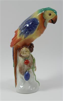 Papagei, - Saisoneröffnungs-Auktion Antiquitäten & Bilder