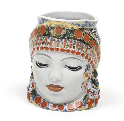 Russischer Krug mit Babuschka-Kopf, - Saisoneröffnungs-Auktion Antiquitäten & Bilder