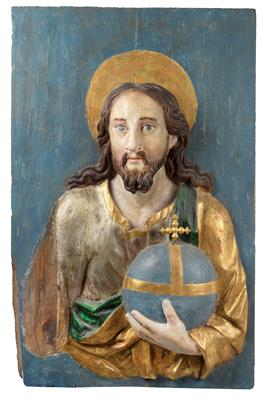 Christus Salvator, - Antiquitäten (Möbel, Skulpturen, Glas, Porzellan)