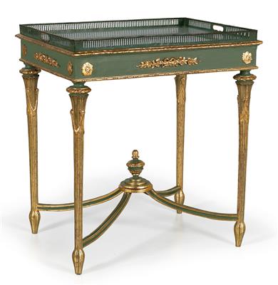 Louis XVI table, - Works of Art (Furniture, Sculptures, Glass, Porcelain)