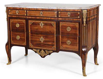 Transition period salon chest of drawers, - Works of Art (Furniture, Sculptures, Glass, Porcelain)