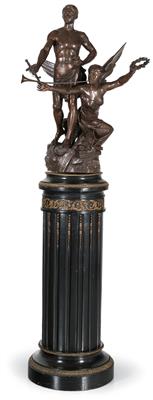 Skulptur "Le genie des nations", - Antiquitäten (Möbel, Skulpturen, Glas, Porzellan)