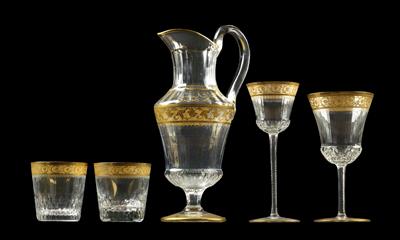 St. Louis drinks glasses, - Oggetti d'arte (mobili, sculture, vetri, porcellane)