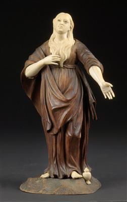 A figure of Mary Magdalene, - Starožitnosti