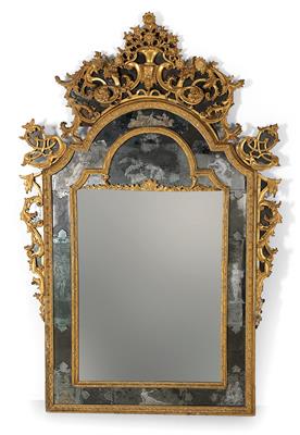 Splendid Venetian wall mirror, - Starožitnosti