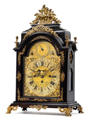 A Prague-made Baroque bracket clock with one week duration - Oggetti d'arte