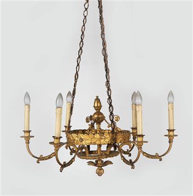 Unusual Biedermeier salon chandelier, - Starožitnosti