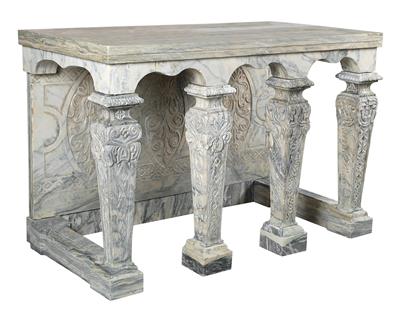Unusual and rare console table, - Works of Art