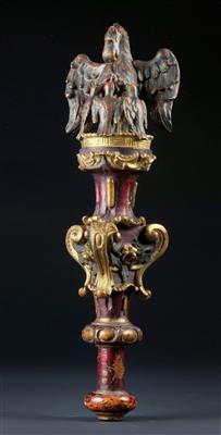 Aufsatz einer barocken Prozessionsstange, Pelikan, - Antiquitäten