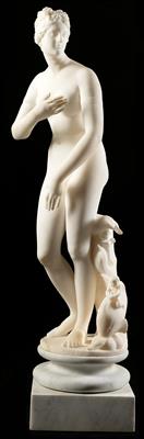 Alabaster figure, - Oggetti d'arte