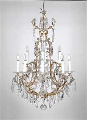 A pair of Lobmeyr chandeliers, - Oggetti d'arte