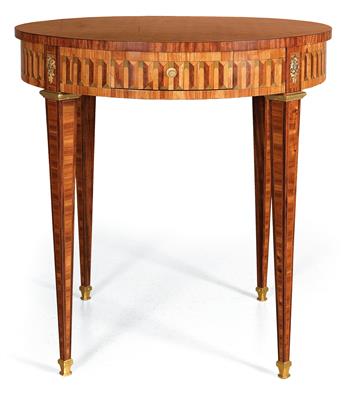 Round salon side table, - Starožitnosti