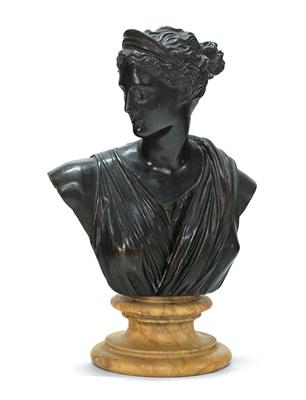 A small bust of a lady, based on models from classical antiquity, - Selected by Hohenlohe