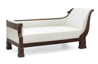 Biedermeier chaise longue, - Works of Art