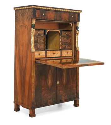 Biedermeier Sekretär, - Antiquitäten