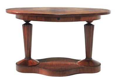 Oval Biedermeier Salon table, - Starožitnosti