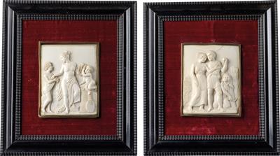 Two ivory reliefs, - Works of Art