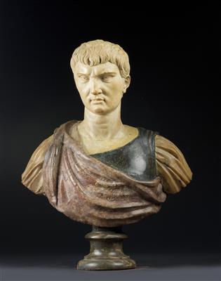 The bust of a Roman Emperor, - Starožitnosti