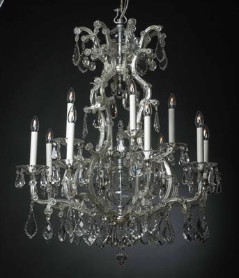 A Lobmeyr chandelier, - Oggetti d'arte