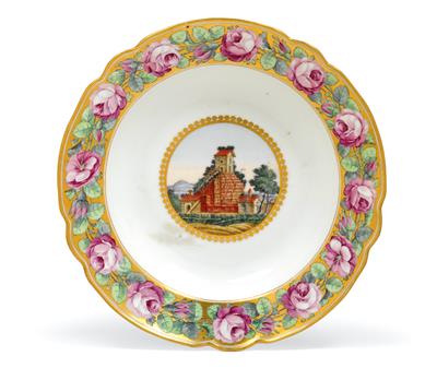A Russian soup plate as a dowry service for Alexandra Pawlowna, - Works of Art