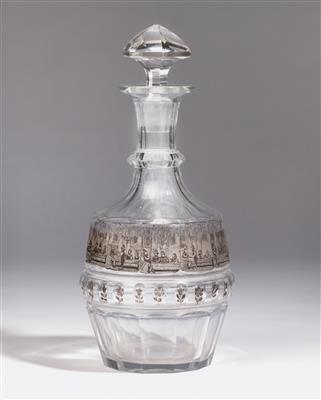 A wine carafe with stopper for Passover celebration, - Oggetti d'arte