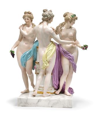 "Drei Grazien" Euphrosyne, Aglaia und Thalia, - Antiquitäten und Möbel