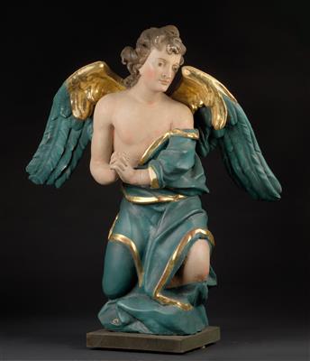 A pair of Baroque angels, - Mobili e oggetti d'arte