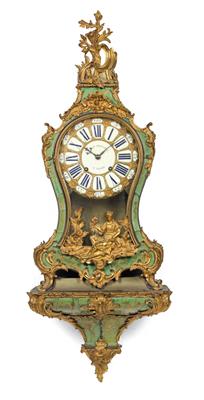 A Rococo domestic clock with bracket - Mobili e oggetti d'arte