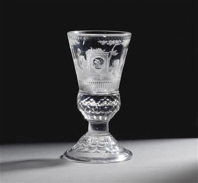 A 'Roßbach' goblet with children, signed Roßbach fecit Berlin, - Nábytek